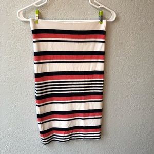 Stradivarius women’s striped knit pencil skirt
